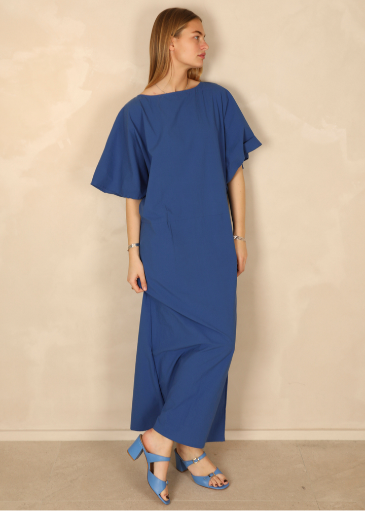 Daphne Light Cotton Indigo Dress