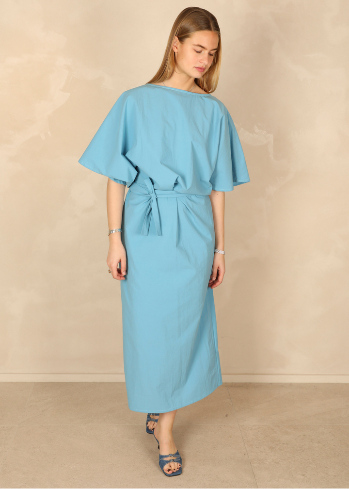 Daphne Light Cotton Ocean Dress