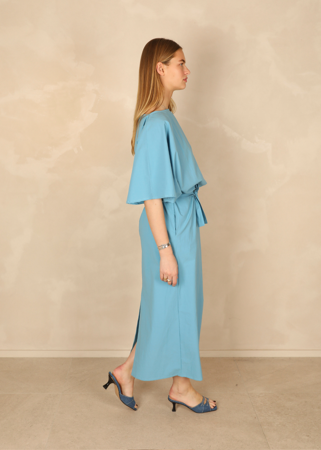 Daphne Light Cotton Ocean Dress