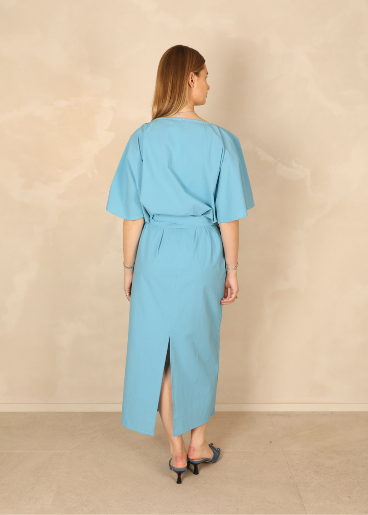 Daphne Light Cotton Ocean Dress