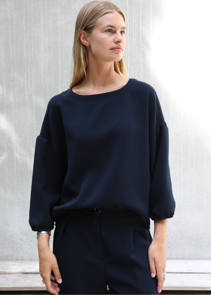 Elba Crepe Night Top