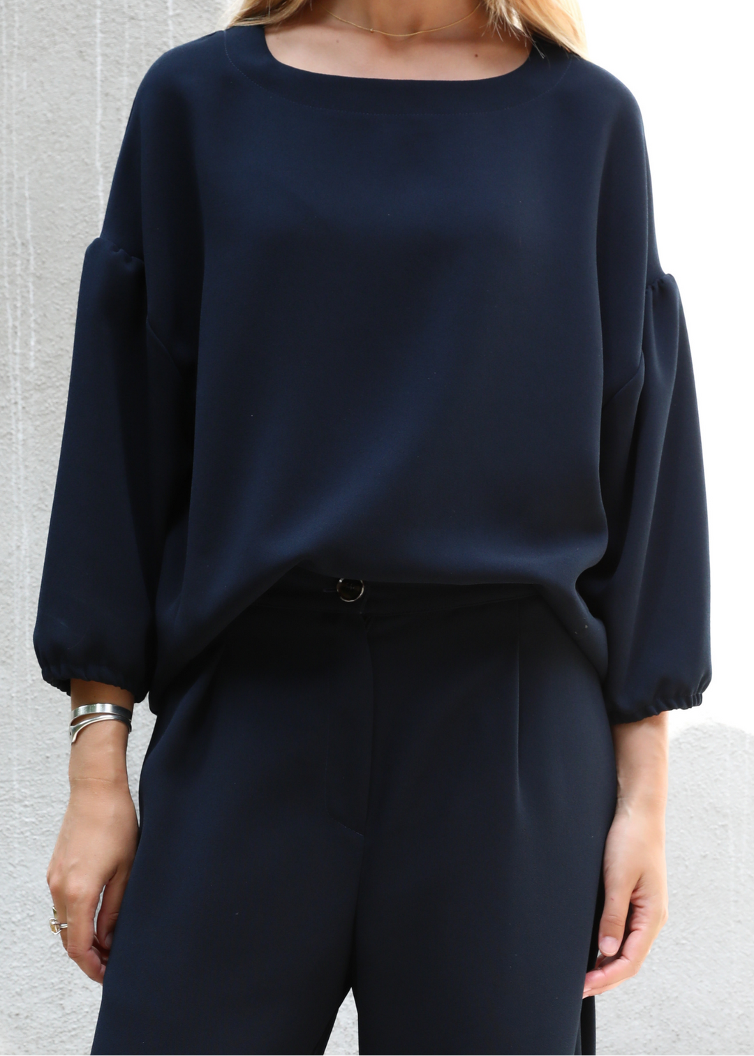 Elba Crepe Night Top