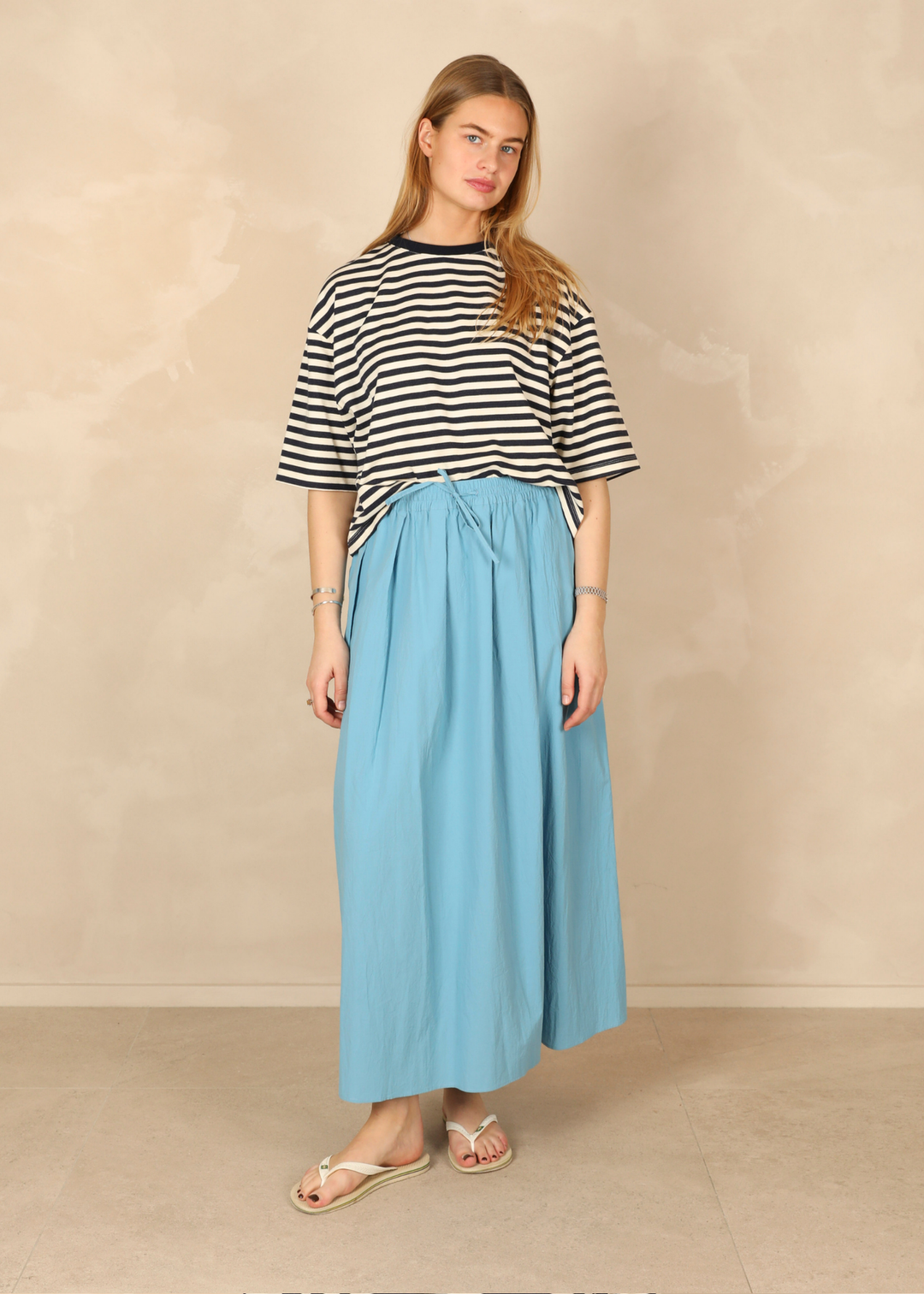 Ellie Light Cotton Ocean Skirt