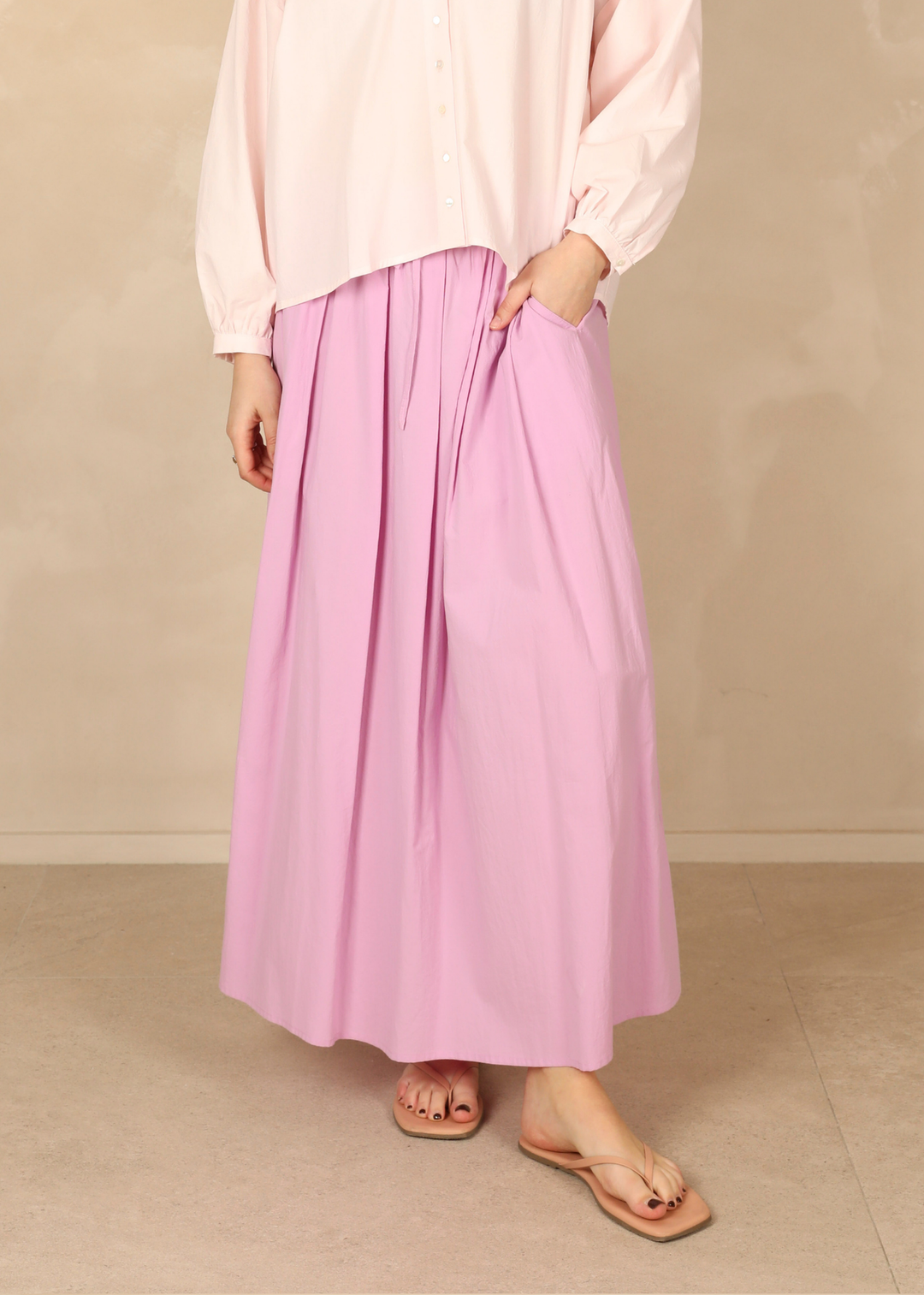 Ellie Light Cotton Orchid Skirt