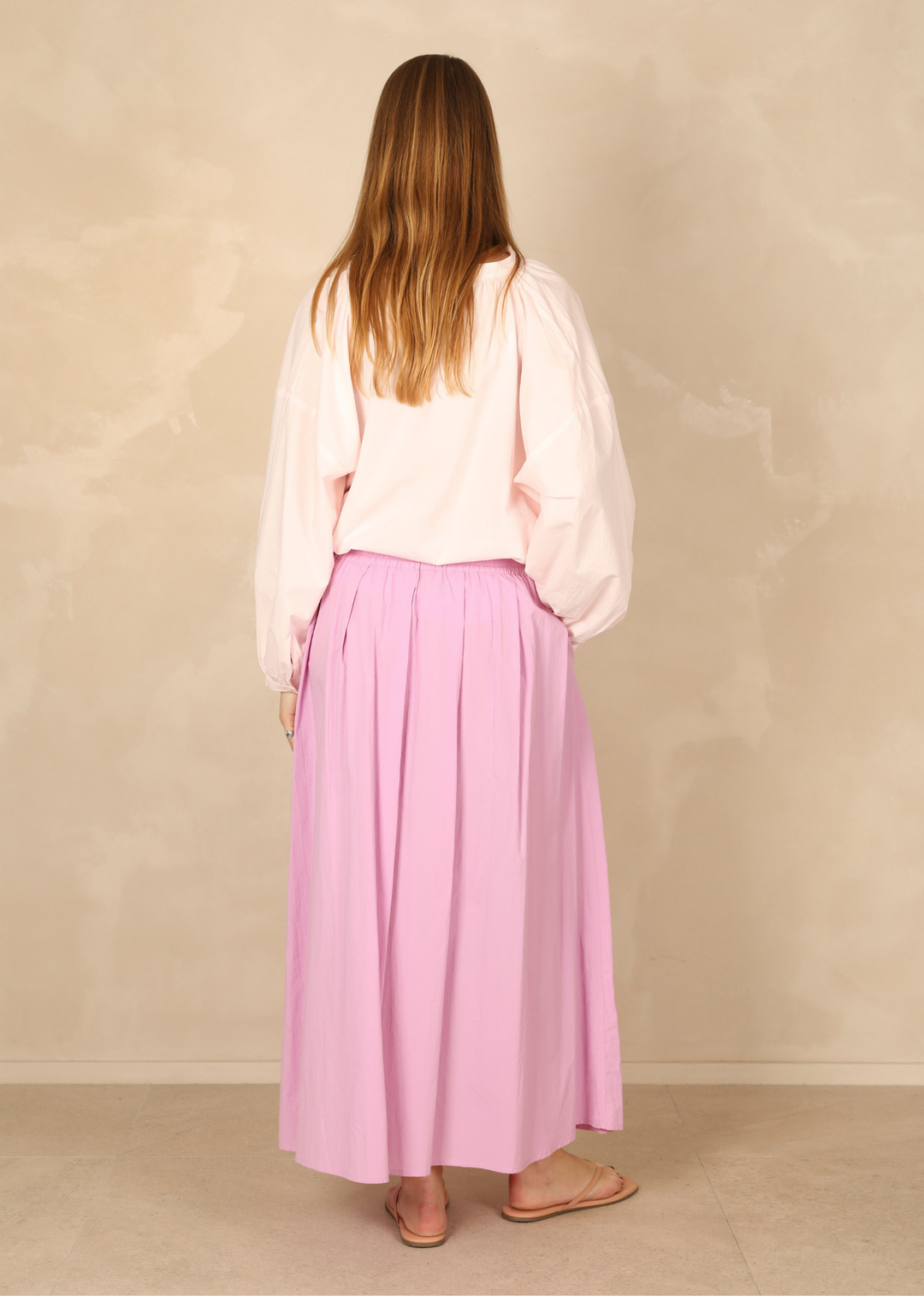 Ellie Light Cotton Orchid Skirt