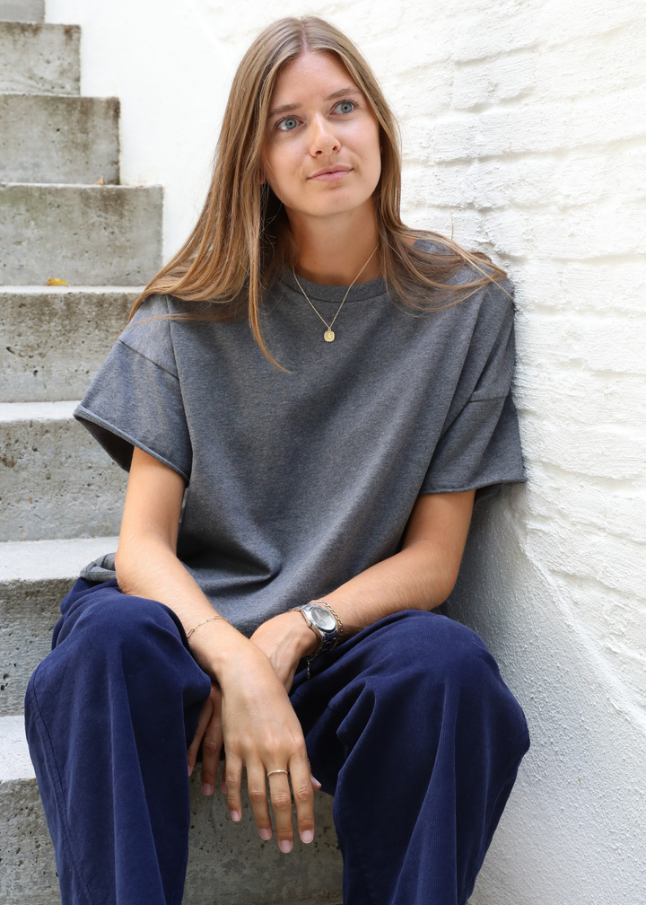 Jeff Cotton Dark grey T-shirt