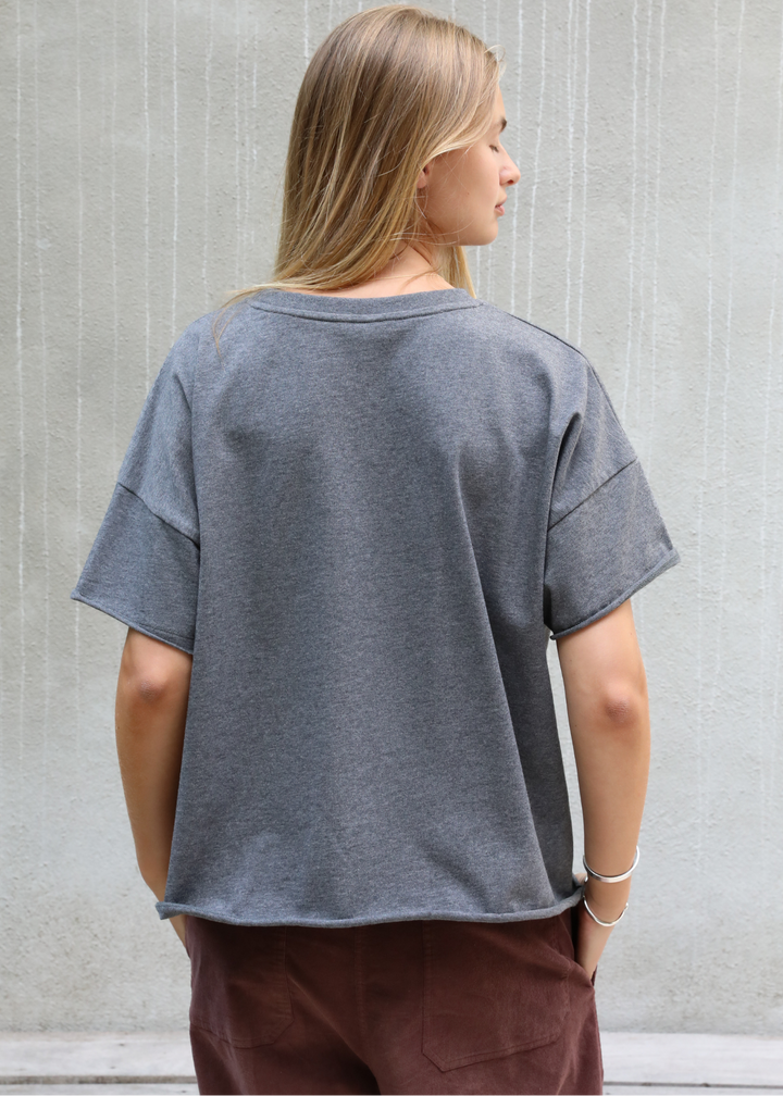 Jeff Cotton Dark grey T-shirt