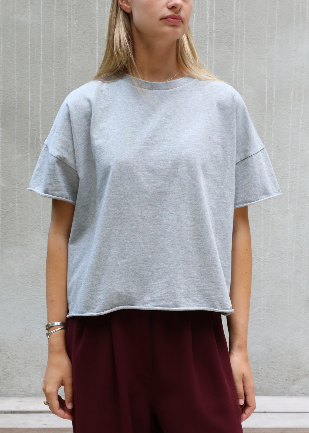 Jeff Cotton Light grey T-shirt