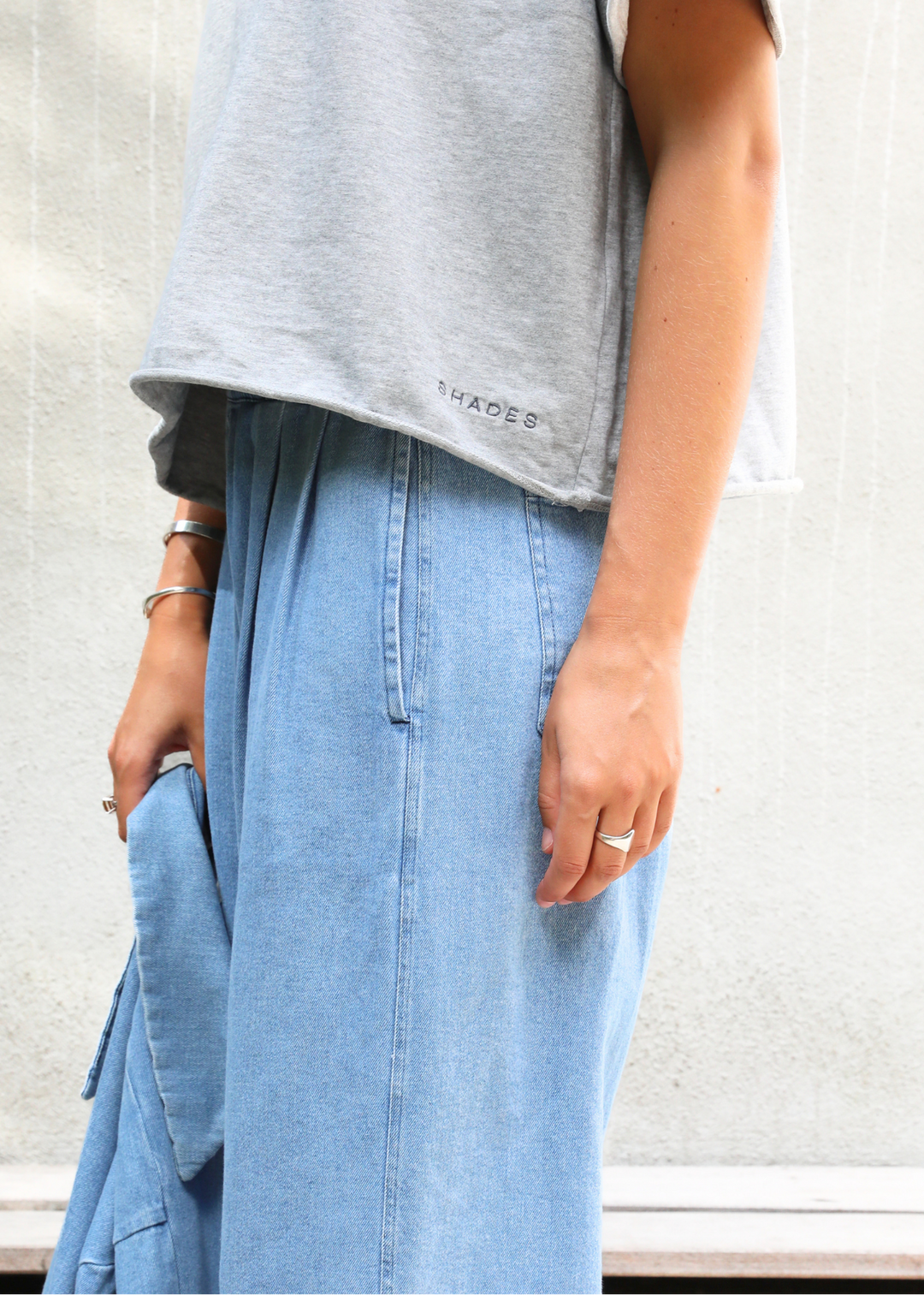 Jeff Cotton Light grey T-shirt
