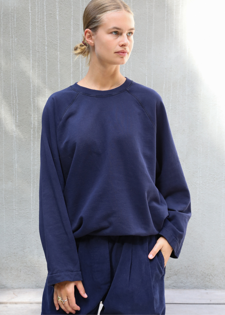 Luke Jersey Navy Sweater
