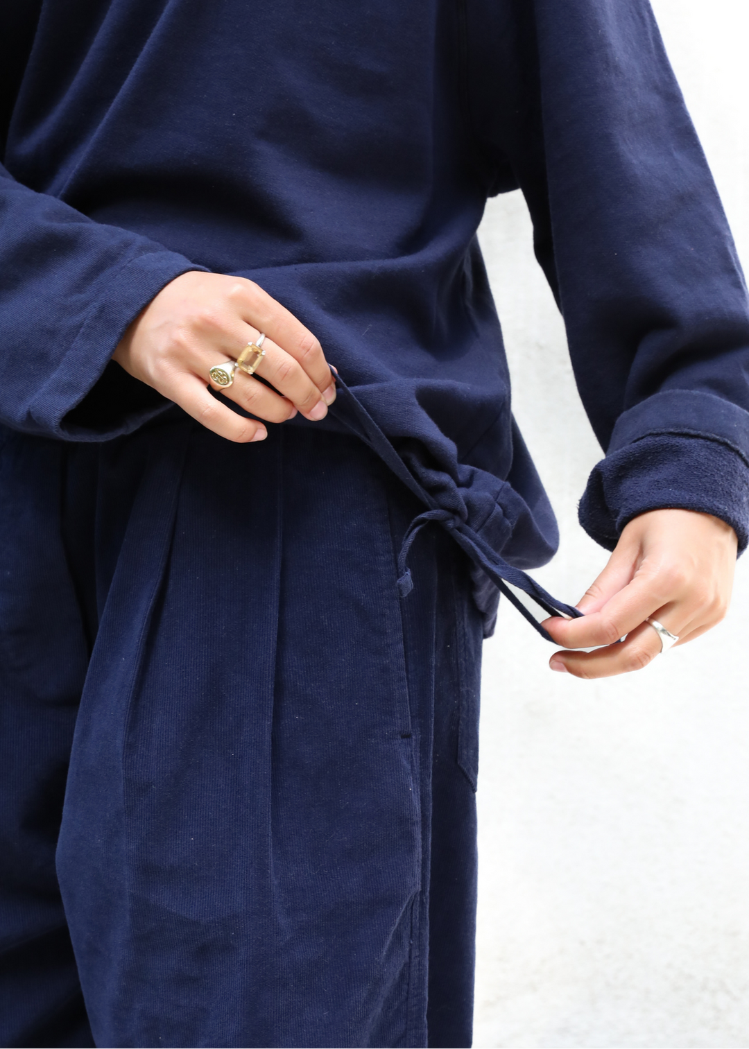 Luke Jersey Navy Sweater
