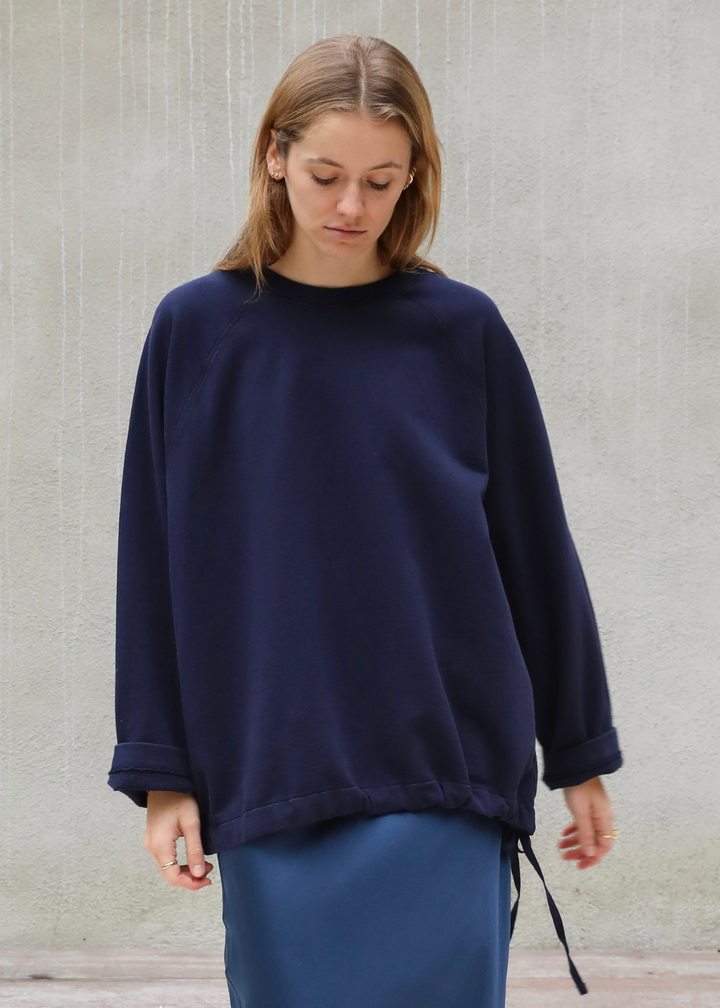 Luke Jersey Navy Sweater