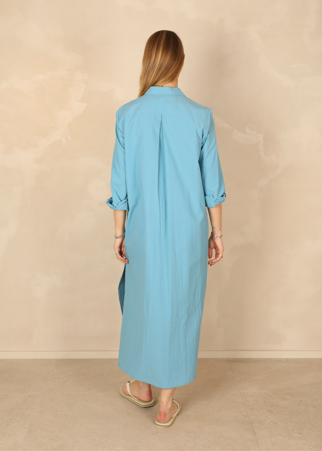 Manon Light Cotton Ocean Dress