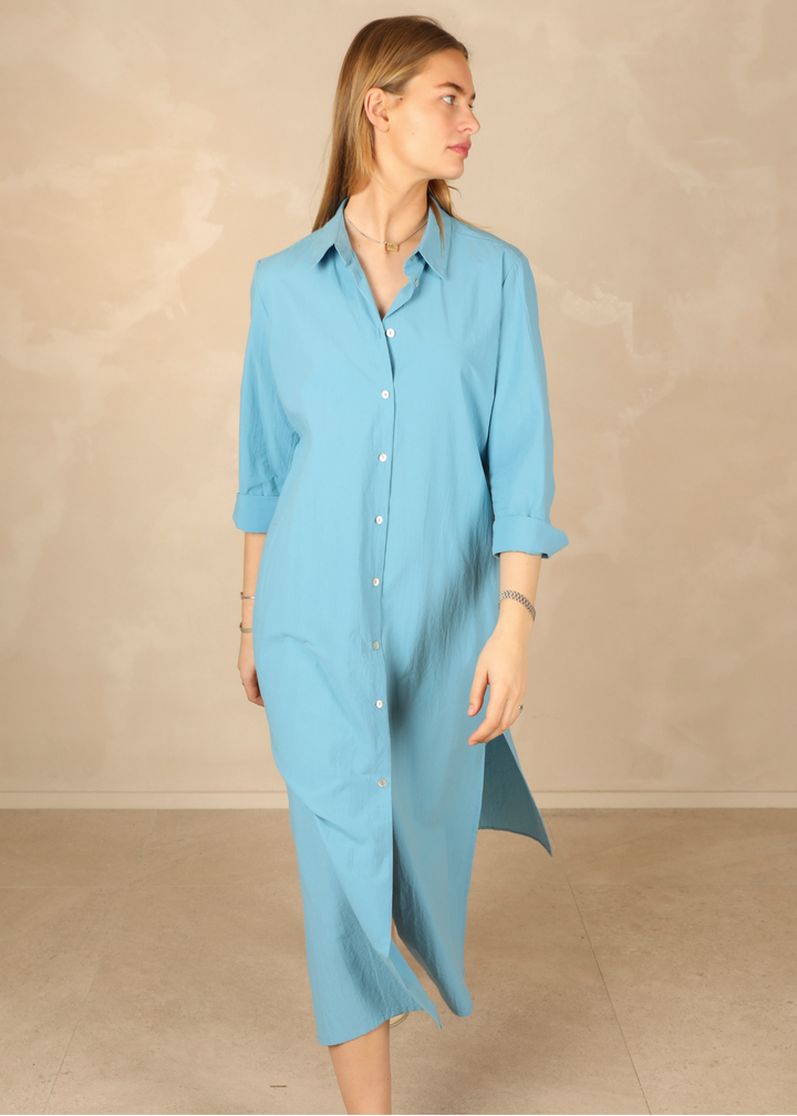 Manon Light Cotton Ocean Dress