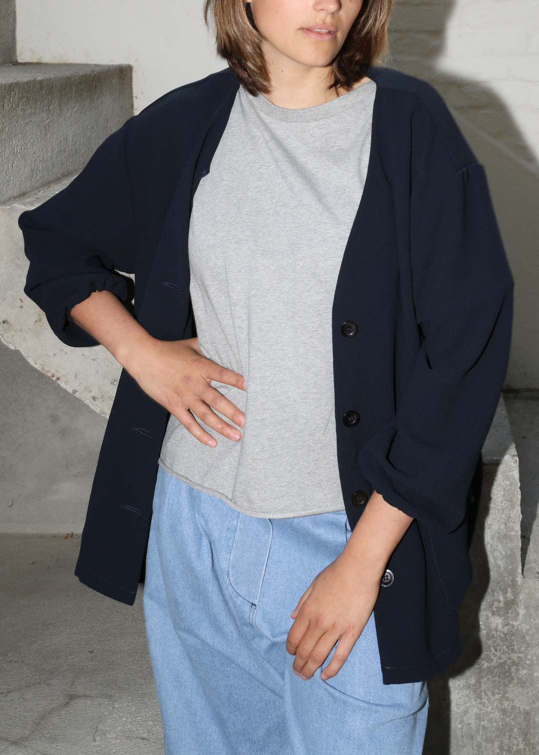 Rosalie Crepe Night Jacket