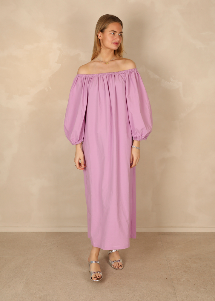 Sophie Light Cotton Orchid Dress