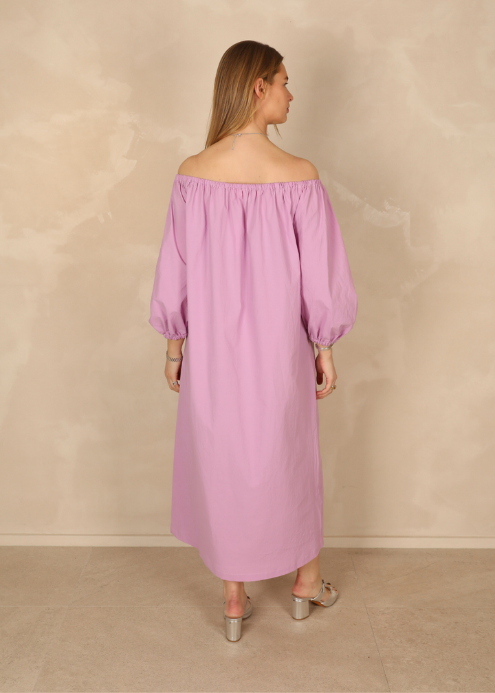 Sophie Light Cotton Orchid Dress