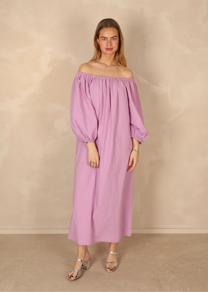 Sophie Light Cotton Orchid Dress