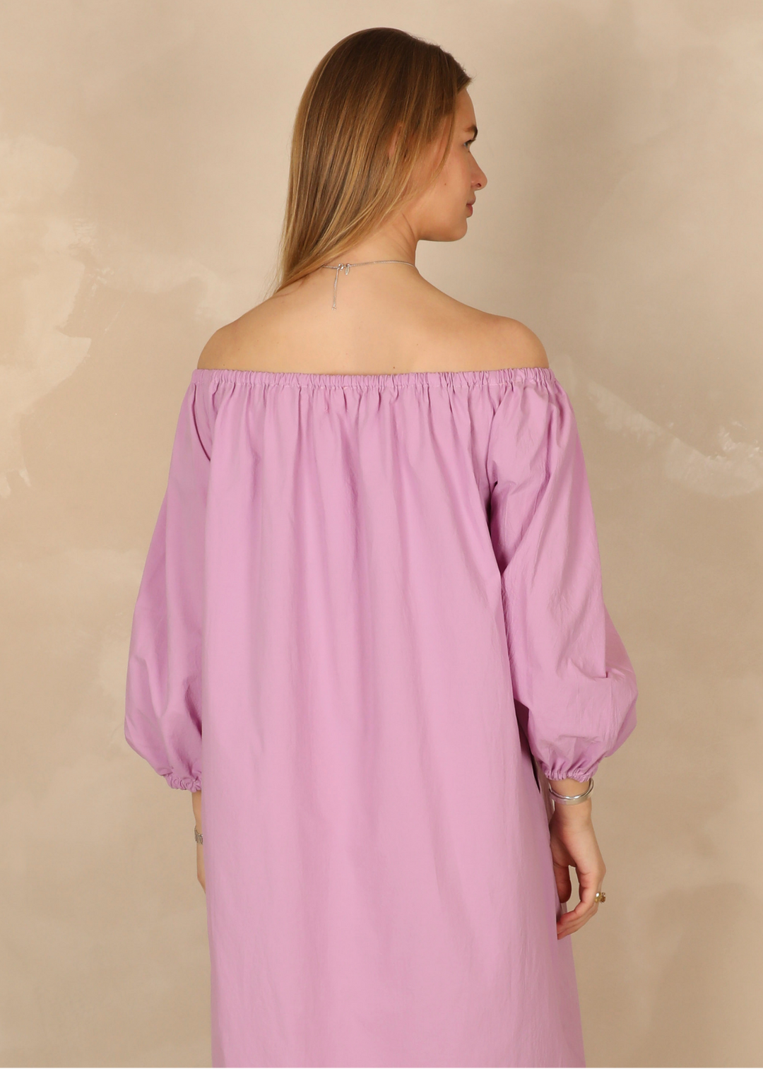 Sophie Light Cotton Orchid Dress