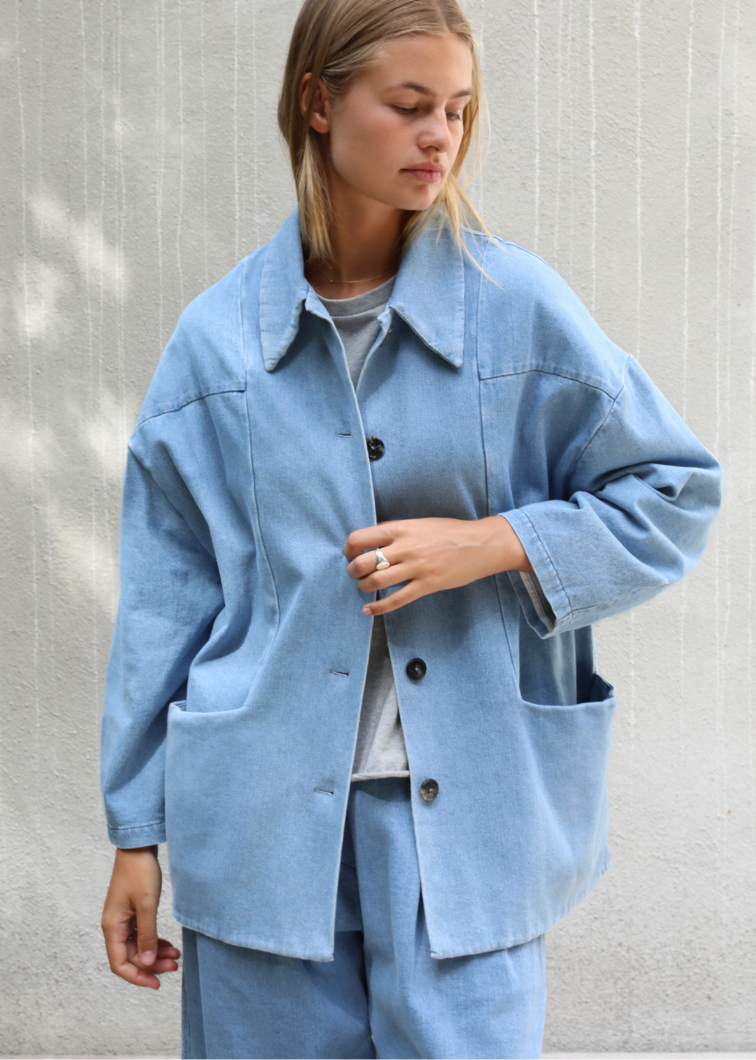 Tess Light Denim Vest