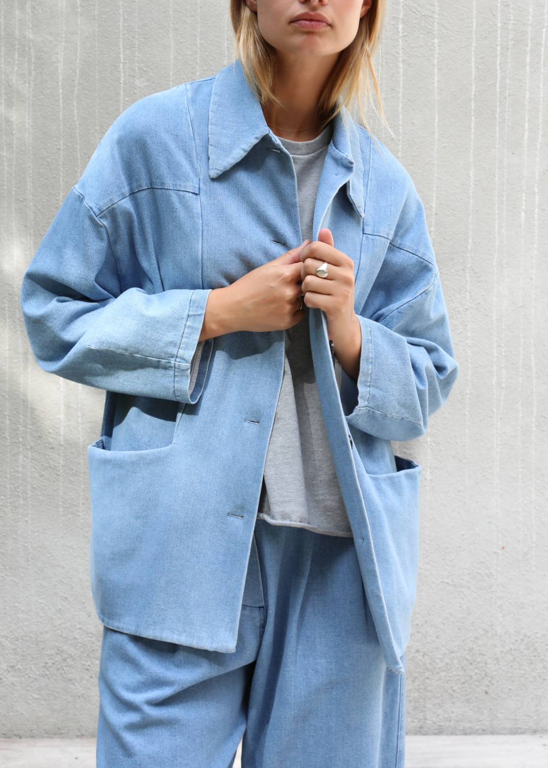 Tess Light Denim Vest