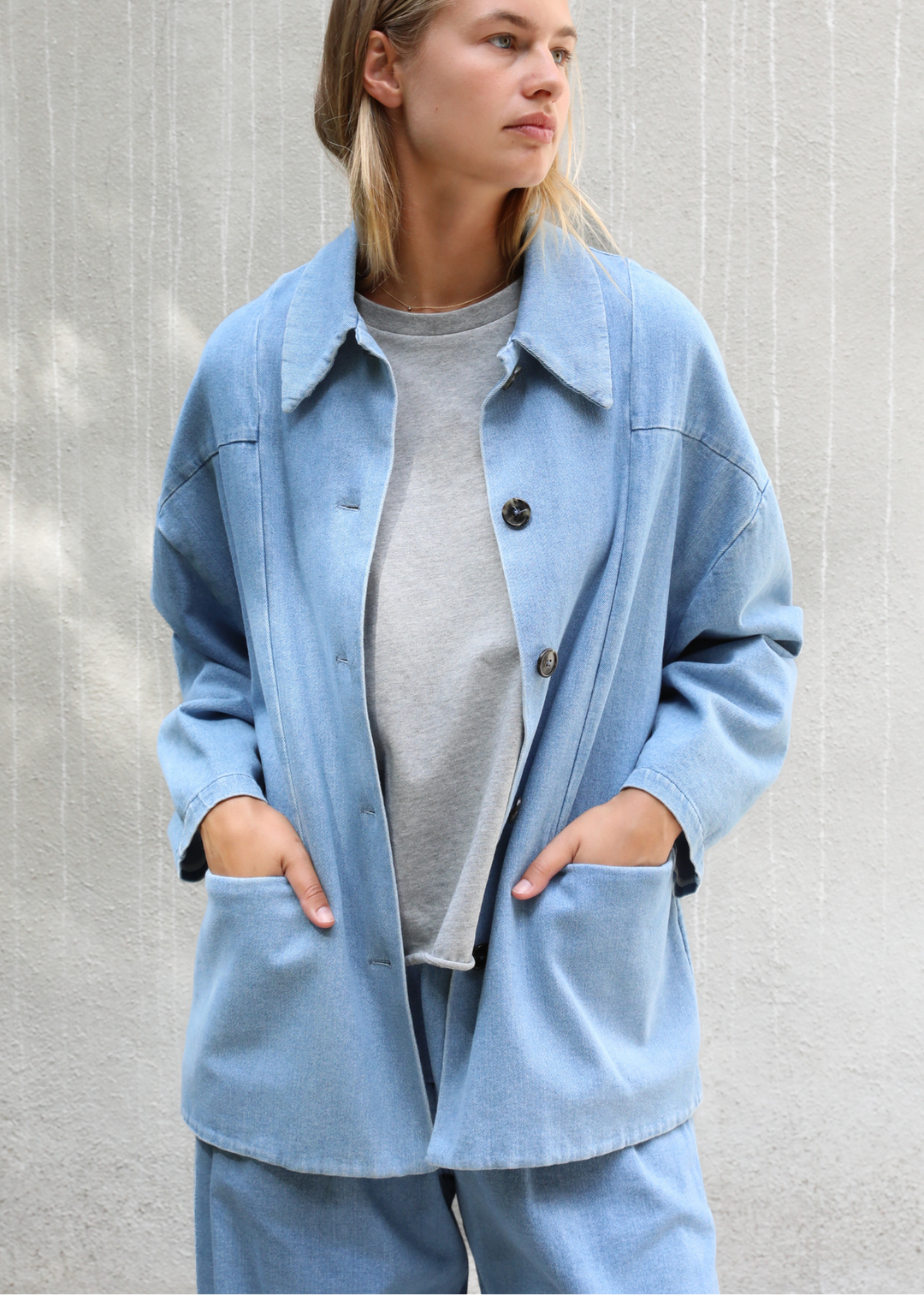 Tess Light Denim Vest