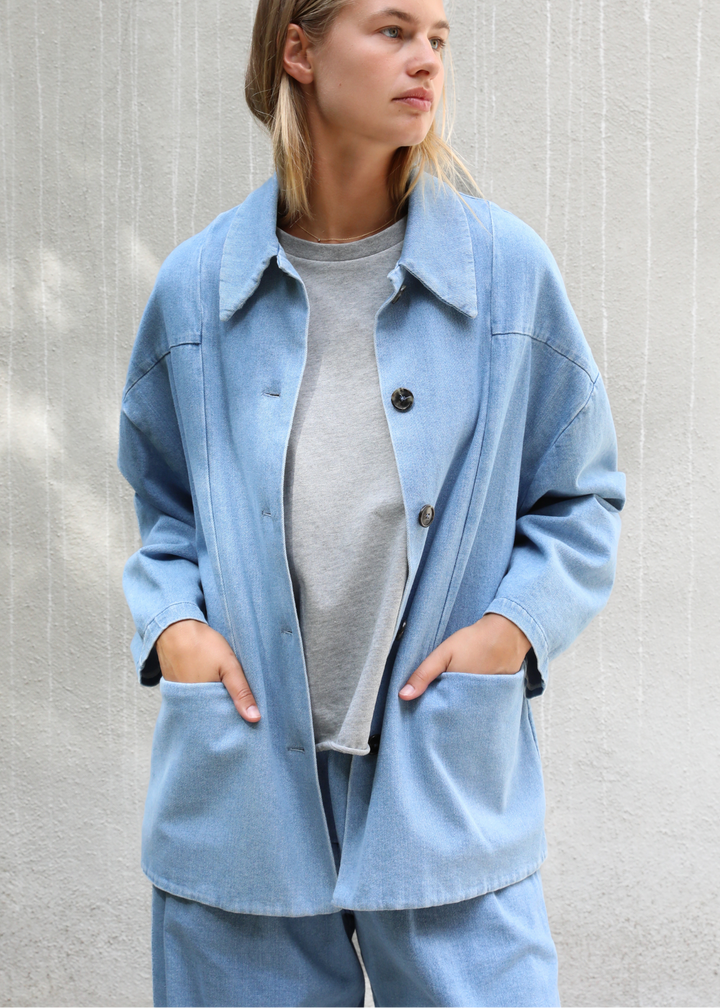 Tess Light Denim Vest