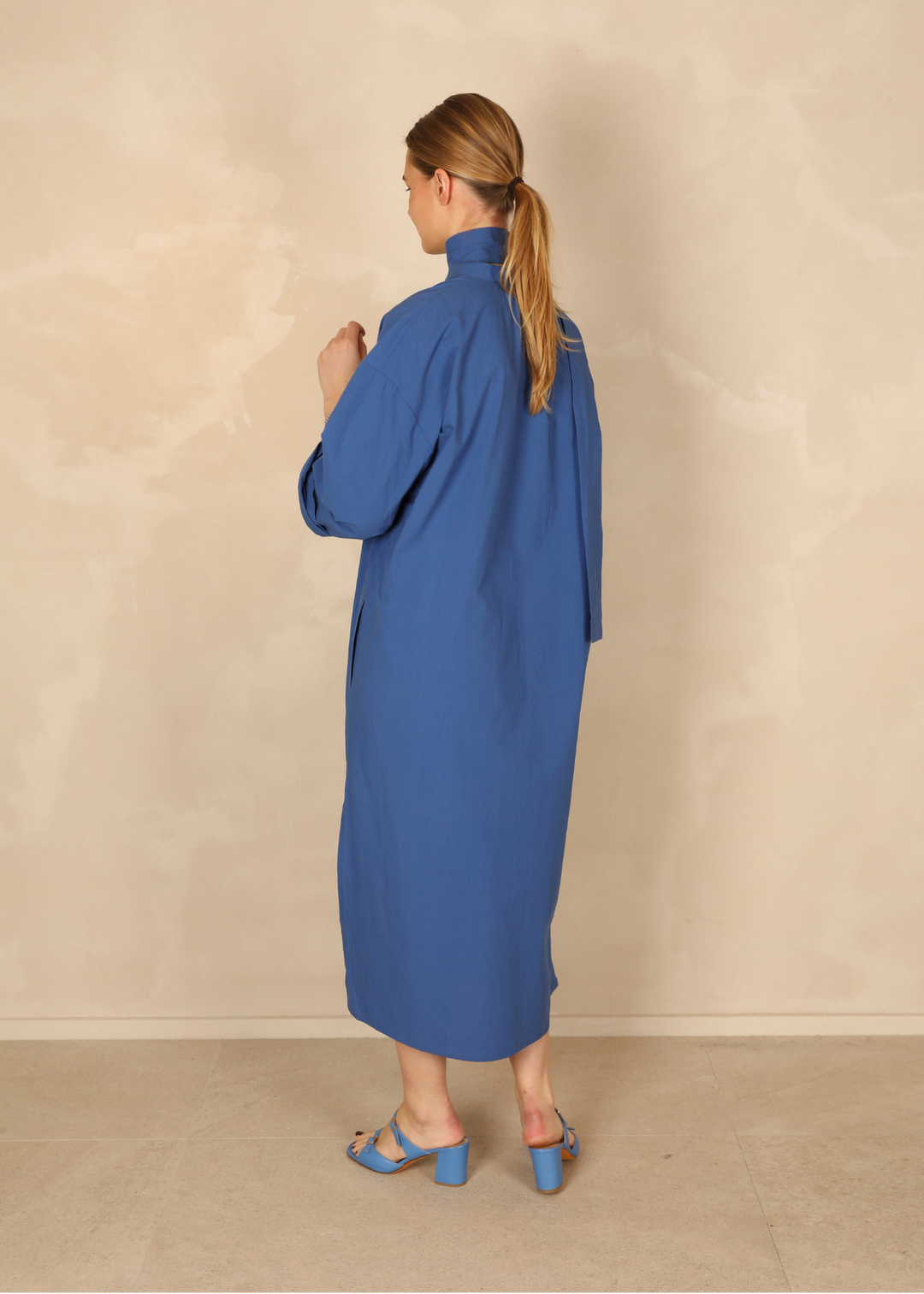 Marianne Light Cotton Indigo Dress