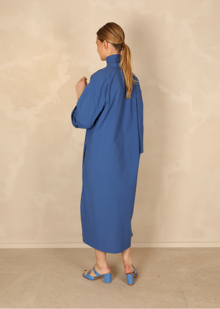 Marianne Light Cotton Indigo Dress