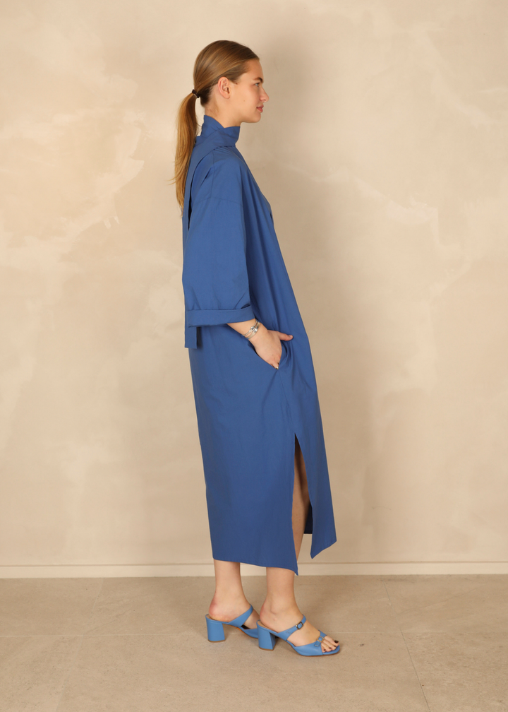 Marianne Light Cotton Indigo Dress